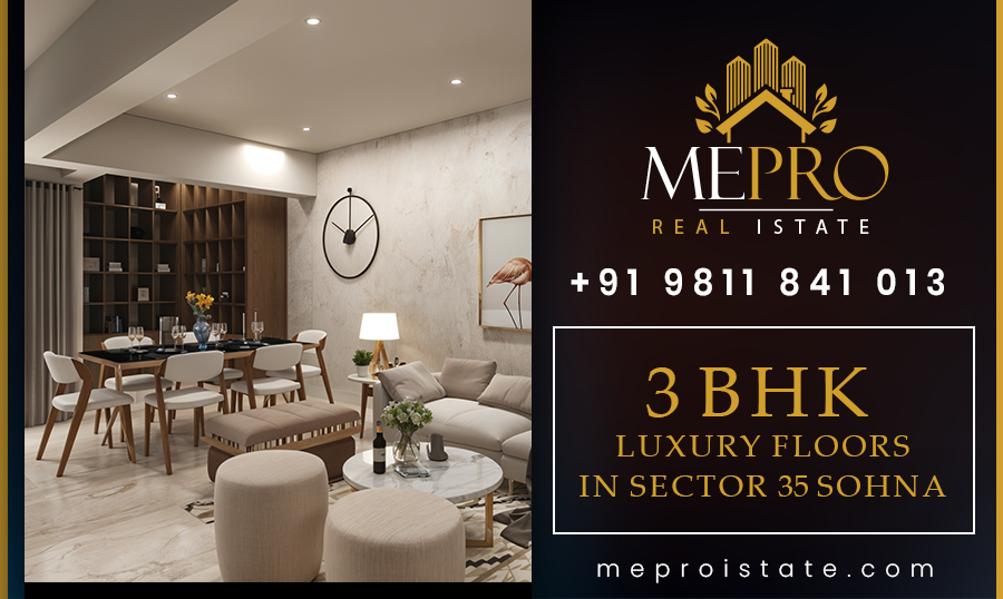 3 BHK luxury floors in Sector 35 Sohna